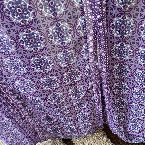 Lane Bryant, Purple Long Spring Dress with slits, Size 22/24 - Picture 7 of 10